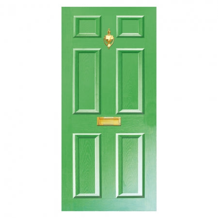 Green Dementia Friendly Door Decal with Letterbox & Knocker (Minimum Order 2)
