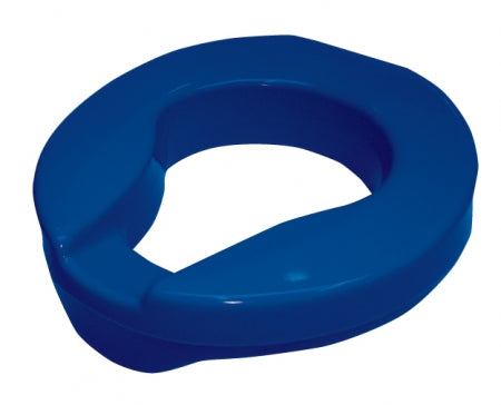 Armley Raised Toilet Seat - 50mm - Blue