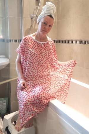 Shower Drapron Soft Red