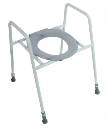 Solo Skandia Raised Toilet Seat and Frame with Clip on Seat